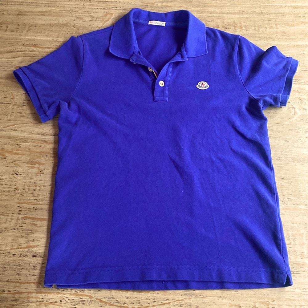 Moncler Logo patch polo shirt